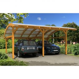 Skan Holz Doppelcarport Schwaben Eiche 3