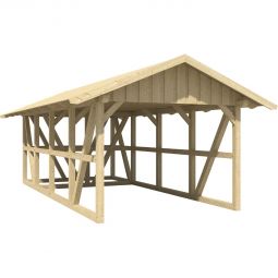 Skan Holz Einzelcarport Schwarzwald mit 3