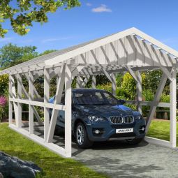 Skan Holz Einzelcarport Schwarzwald mit 7