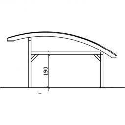 Skan Holz Doppelcarport Schwaben Eiche 6