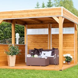 Skan Holz Brüstung für Pavillon 4