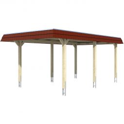 Skan Holz Einzelcarport Wendland Schiefergrau 4