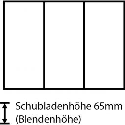 Wellker Schubladeneinteilung Werkzeugwagen WDH 5