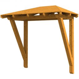 Skan Holz Vordach Wismar Dach 3