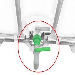 IBC Kugelhahn PVC mit Verdrehschutz 4