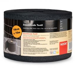 NOOR Sichtschutzstreifen Doppelstabzaun Textil anthrazit 3