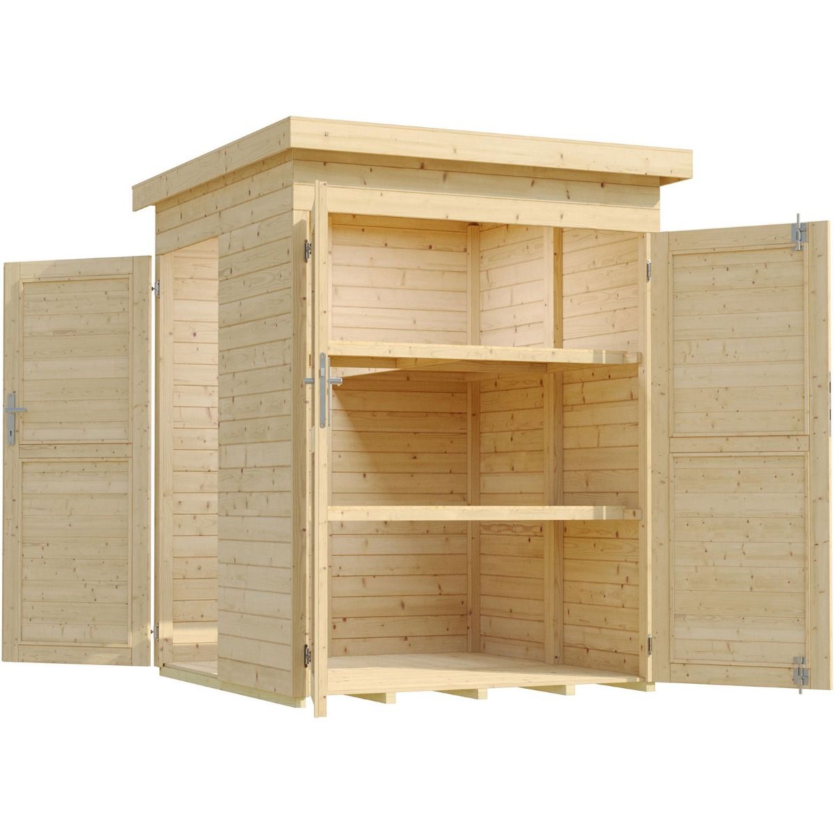 weka Gartenschrank Q415 natur Geräteschrank BENZ24