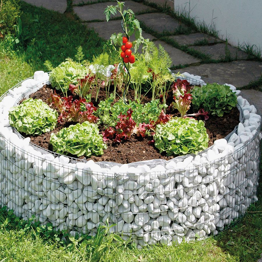 bellissa Gabionen Hochbeet rund BENZ24