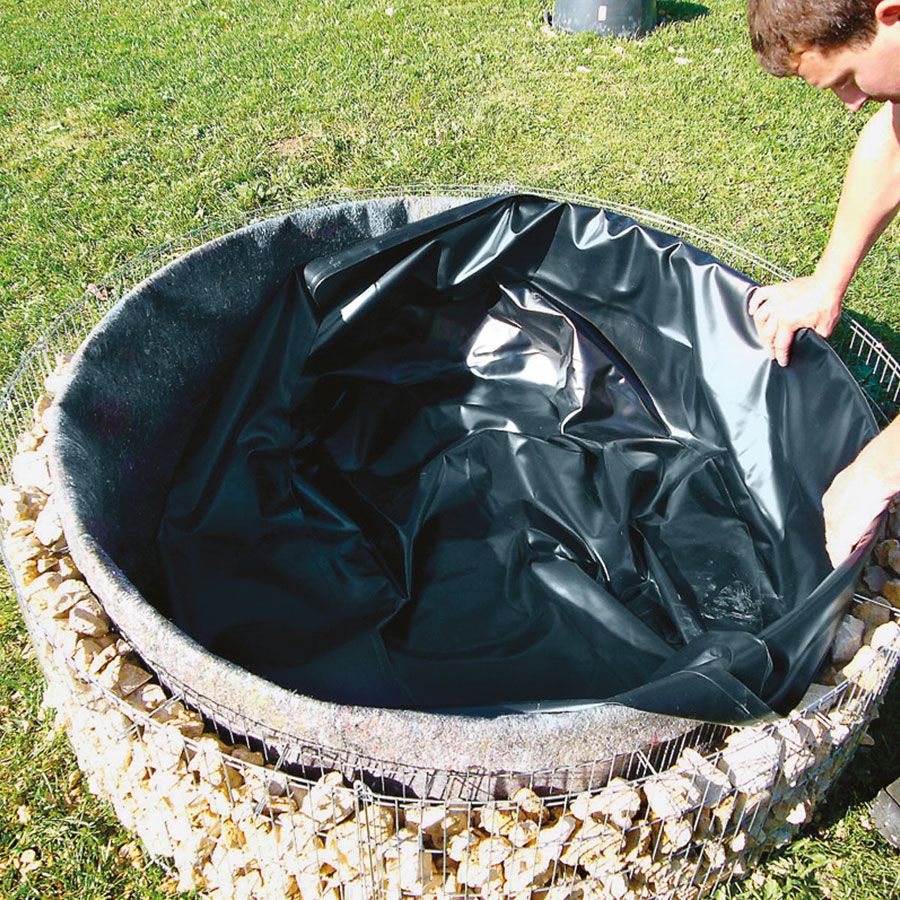 bellissa Gabionen Hochteich Gartenteich BENZ24