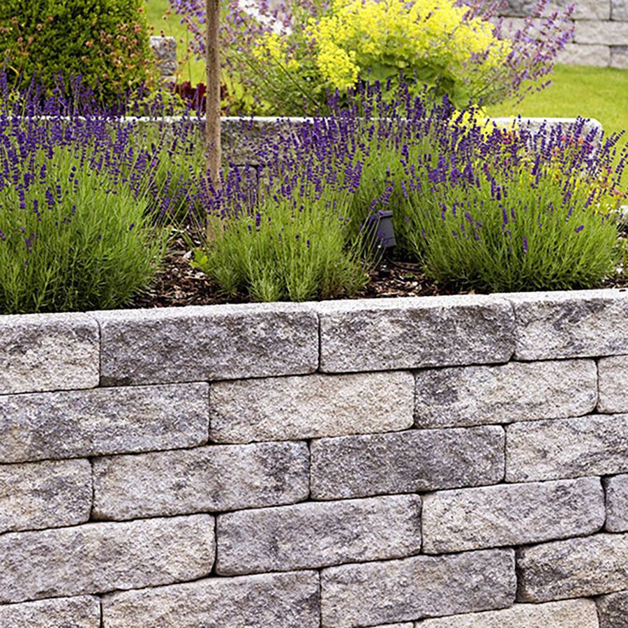 EHL Gartenmauer Mauersystem BossAntik light grauanthrazitnuanciert