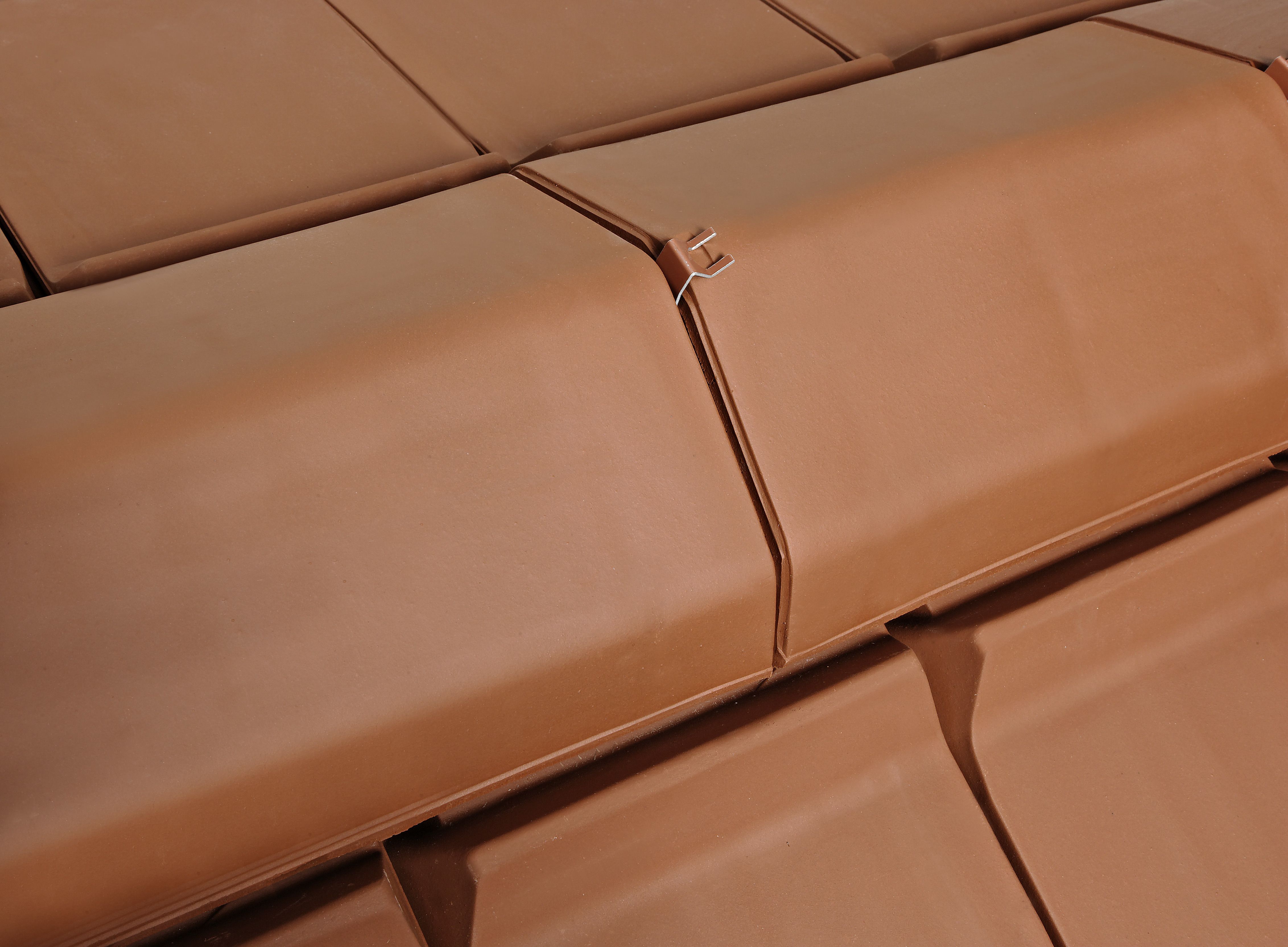 BRAAS Turmalin Firstanschlussziegel Naturrot Dachziegel