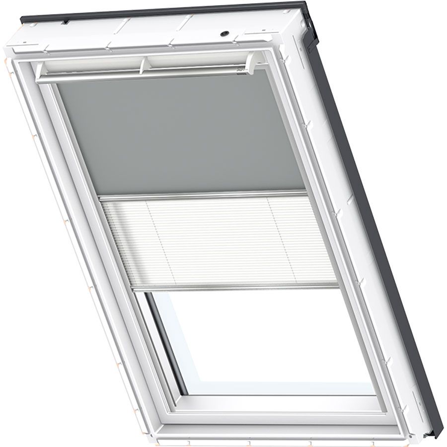 Velux Verdunkelung Plus Dfd Manuell Uni Grauweiß 0705