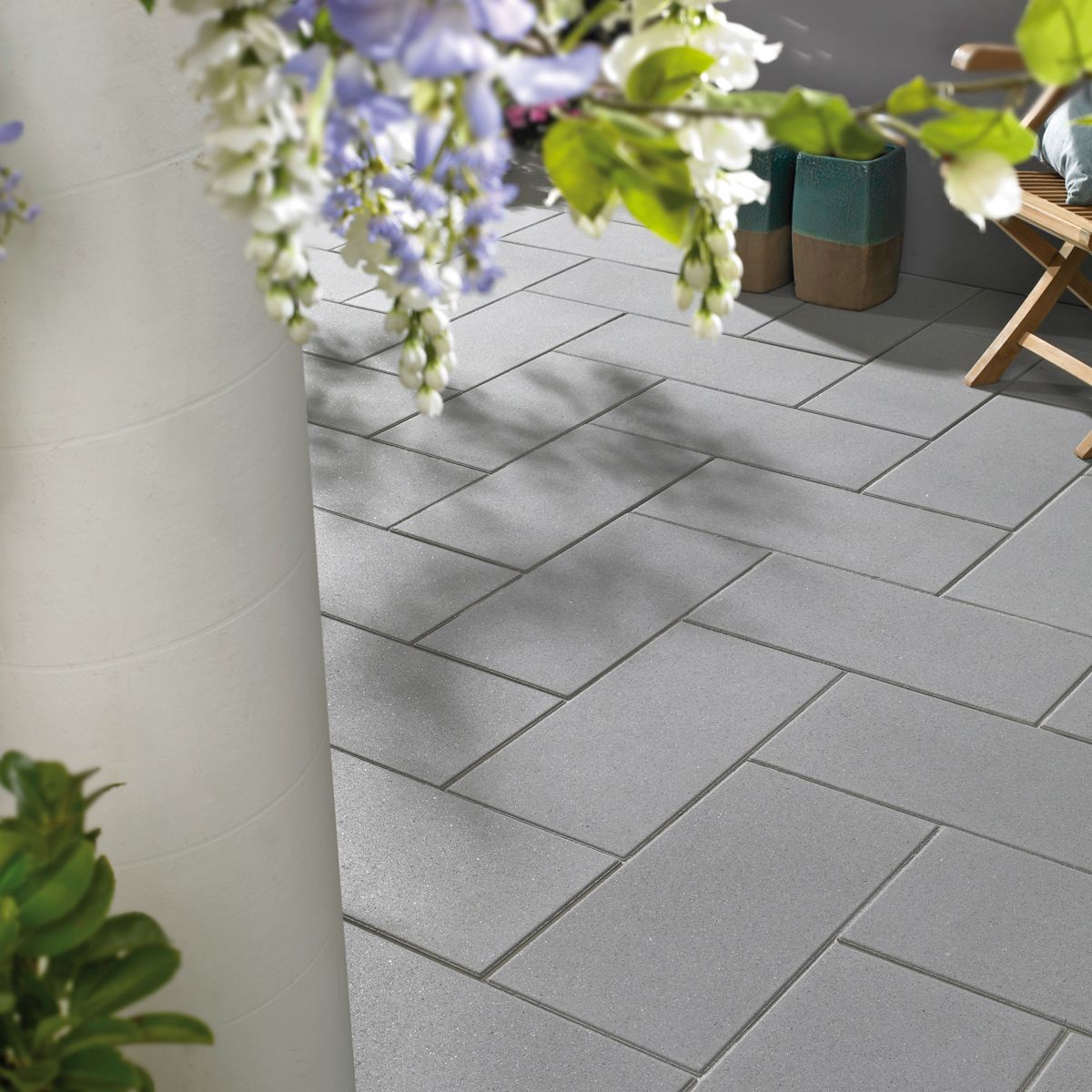 KANN Pflastersteine Vanity hellgrau satiniert BENZ24