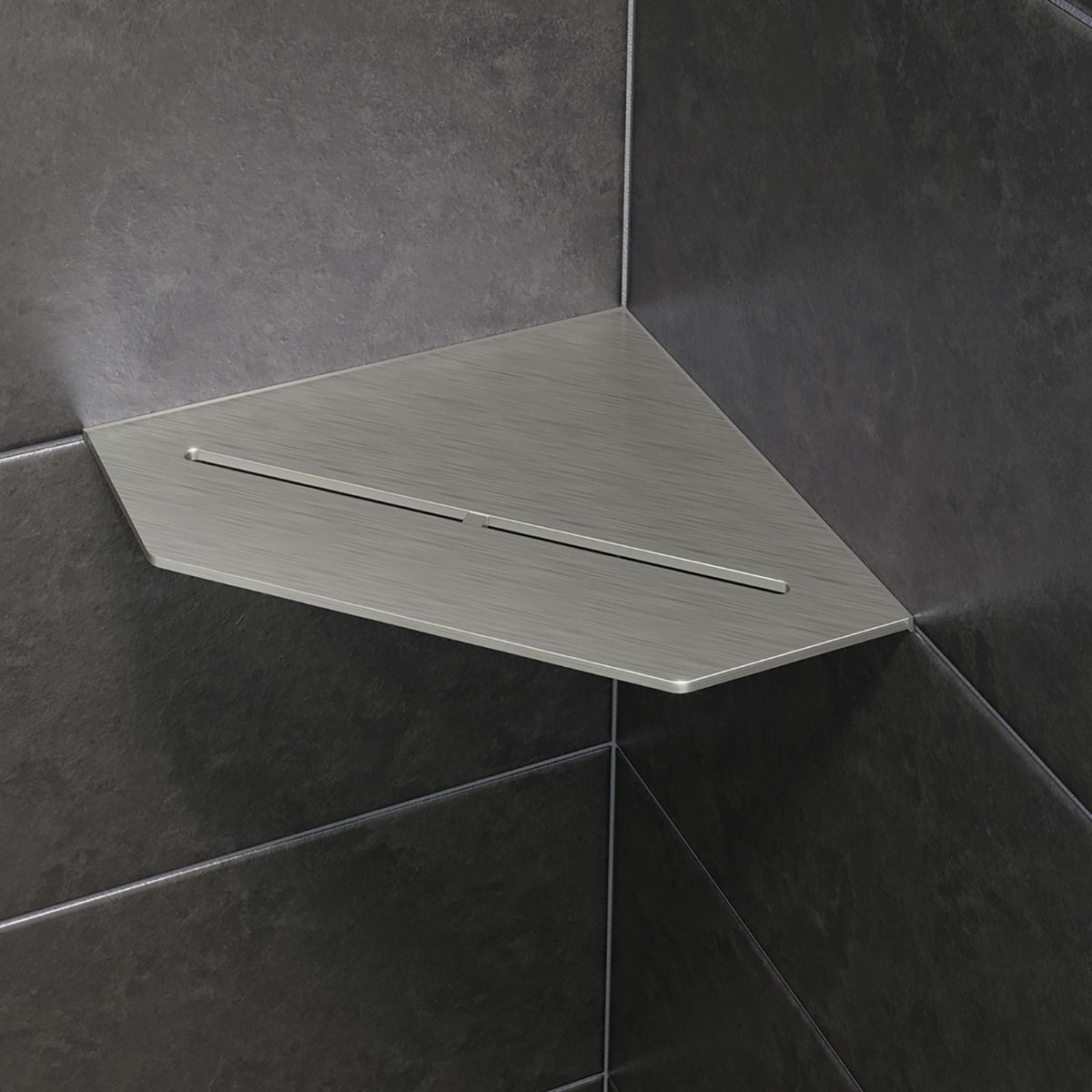 SchlüterSHELFES2 EB PURE Edelstahl V2A gebürstet