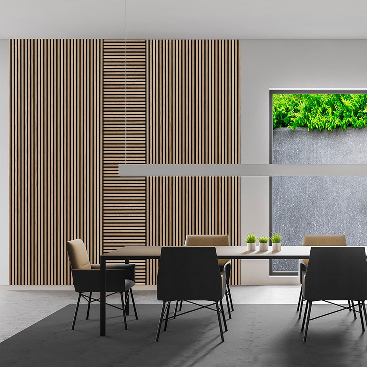 FibroTech Akustikpaneele SQUARE Light Oak BENZ24