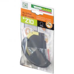 Windhager Aluminium Griffset für Türen, Anthrazit Aluminiumgriff für EXPERT Insektenschutztüren, anthrazit, robustes Set