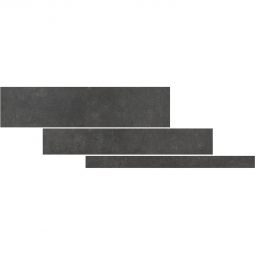 Wellker Bodenkombifliese Simply Beton Black glasiert matt rektifiziert 5/10/15x60 cm Stärke 9 mm auch als Muster erhältlich