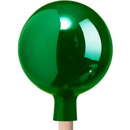 Windhager Rosenkugel mundgeblasen verspiegelt grün jede Kugel ein Einzelstück - mundgeblasen