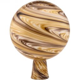 Windhager Rosenkugel 15cm multi-color braun Dekokugel aus Glas mit Nützlingsversteck und Farbspiel