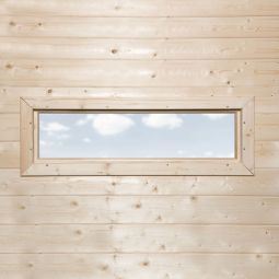 weka Zusatzfenster Schmal Abmessung (BxH) 97x33cm, naturbelassener Rahmen