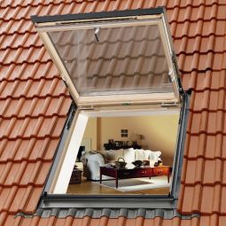 VELUX Ausstiegsfenster GTL 3066 Holz/Kiefer ENERGIE PLUS Dachfenster 3-fach Niedrig-Energie-Verglasung