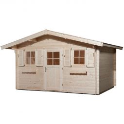 weka Gartenhaus 110 naturbelassen Gartenhütte verschiedene Größen, Fichtenholz mit Wandstärke 28mm