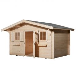 weka Gartenhaus 135 naturbelassen Gartenhütte verschiedene Größen, Fichtenholz mit Wandstärke 45mm