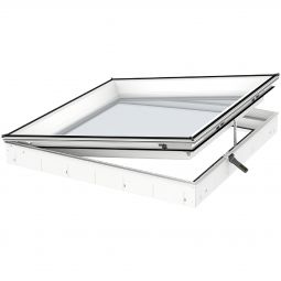 VELUX Flachdachfenster Basis-Element CVU 3-fach verglast elektrische Version, für Konvex-Glas oder Flach-Glas