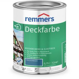 Remmers Deckfarbe friesenblau Starker Wetterschutz, hohe Deckkraft, auf Wasserbasis