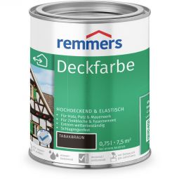Remmers Deckfarbe tabakbraun Starker Wetterschutz, hohe Deckkraft, auf Wasserbasis