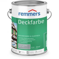 Remmers Deckfarbe fenstergrau RAL 7040 Starker Wetterschutz, hohe Deckkraft, auf Wasserbasis