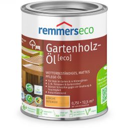 Remmers Gartenholz-Öl eco lärche intensiv Schützt dauerhaft, mattes Öl für Terrassen & Gartenmöbel, wetterfest und schön