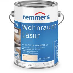 Remmers Wohnraum-Lasur weiß Natürliche Wachslasur mit Harz und Leinölfirnis - für atmungsaktive Holzoberflächen mit seidigem Glanz