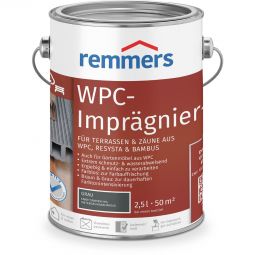 Remmers WPC-Imprägnier-Öl grau 2,5 l Hochwertiges Terrassenöl auf Lösemittelbasis - für edle Oberflächen aus WPC, Resysta & Bambus
