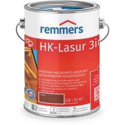 Remmers HK-Lasur 3in1 teak RC-545 Hochwertige Holzlasur auf Lösemittelbasis - zuverlässiger Schutz vor Feuchtigkeit im Außenbereich