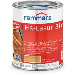 Remmers HK-Lasur 3in1 pinie/lärche RC-260 Hochwertige Holzlasur auf Lösemittelbasis - zuverlässiger Schutz vor Feuchtigkeit im Außenbereich