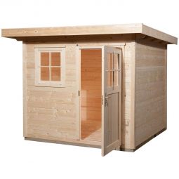 weka Gartenhaus 170 naturbelassen Gartenhütte verschiedene Größen, Fichtenholz mit Wandstärke 28 mm