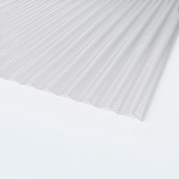 Marlon CS Crystalight Wellplatten 76/18 Polycarbonat Wabenstruktur klar Attraktive Wabenstruktur auf der Unterseite, robust und widerstandsfähig, co-extrudierter UV-Schutz, Breite: 1045 mm