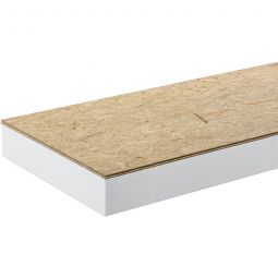 IsoBouw Dachbodendämmung Verbundelement aus Styropor mit 12mm OSB-Platte Dachdämmung 1000x500 mm, wärmebrückenfreie Verlegung, WLS 032/035