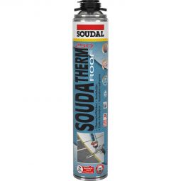 Soudal SOUDATHERM ROOF 250 Dämmstoff Klebeschaum 850 ml, für die Verklebung von Dämmplatten im Flachdachbereich – haftstark, flexibel, emissionsarm und wasserfest