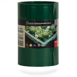 NOOR Schneckenbarriere 20 cm x 8 m Doppelfalz grün Schneckenschutz aus PET, flexibel, robust und chemiefrei