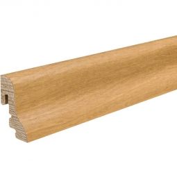 HARO Stecksockelleiste Eiche geschwungen matt-versiegelt Fußleisten 2500x19x39 mm, mit pflegeleichter Oberfläche und praktischem Clipsystem