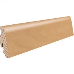 HARO Stecksockelleiste Ahorn furniert matt Fußleisten Helles Ahornfurnier, stabile Ausführung, Maße 19x58 mm, 2,2 m