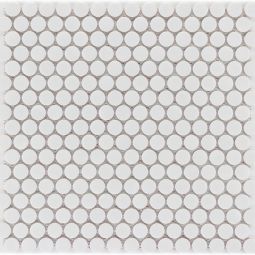 Keramikmosaik Weiß Knopf 31x31 cm Mosaikfliesen 4 mm auch als Muster erhältlich