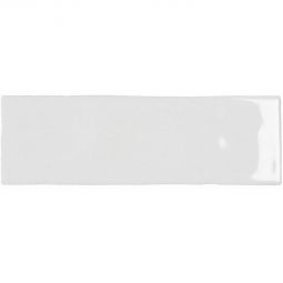 Wellker Wandfliese Nolita Weiss glasiert glänzend Rundkante 6,5x20 cm Stärke 9 mm auch als Muster erhältlich