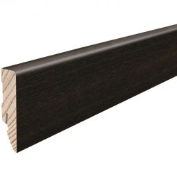 HARO Stecksockelleiste Cube Räuchereiche Fußleisten Echtholzfurnier auf Massivholzkern, matt geölt, 16x58 mm, Länge 2,2 m