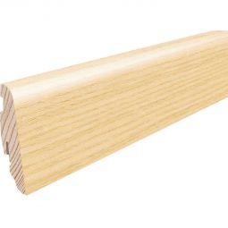 HARO Stecksockelleiste Esche Fußleisten 2200x19x58 mm, geölte Esche, ideale Ergänzung für Parkettböden, natürlich, robust und pflegeleicht