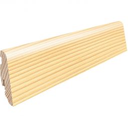 HARO Stecksockelleiste Tanne furniert matt geölt Fußleisten Matte Naturholzoptik, formstabil