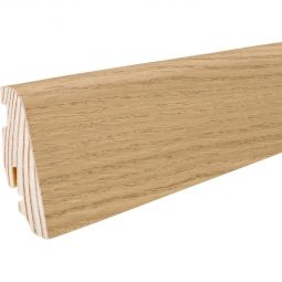 HARO Stecksockelleiste Raucheiche invisible Fußleisten Strukturierte Oberfläche, ideal für moderne Parkettböden und langlebige Raumabschlüsse, 2200x19x58 mm