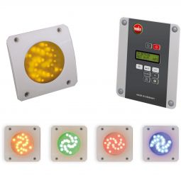 weka Farblicht-Set mit 2 LED-Feldern zur Beleuchtung der Sauna geeignet für Infrarotkabinen & Saunen